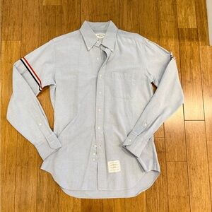 Men's Thom Browne long sleeve shirt.